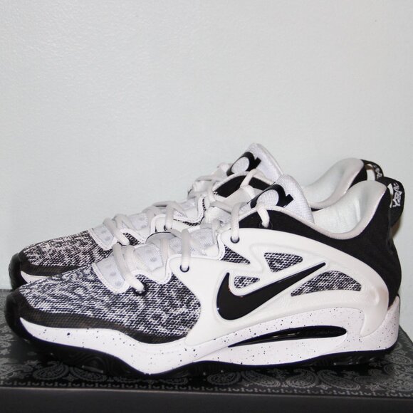 Nike KD 15 White Black Speckled Basketball Shoes Mens 10 - Picture 2 of 6